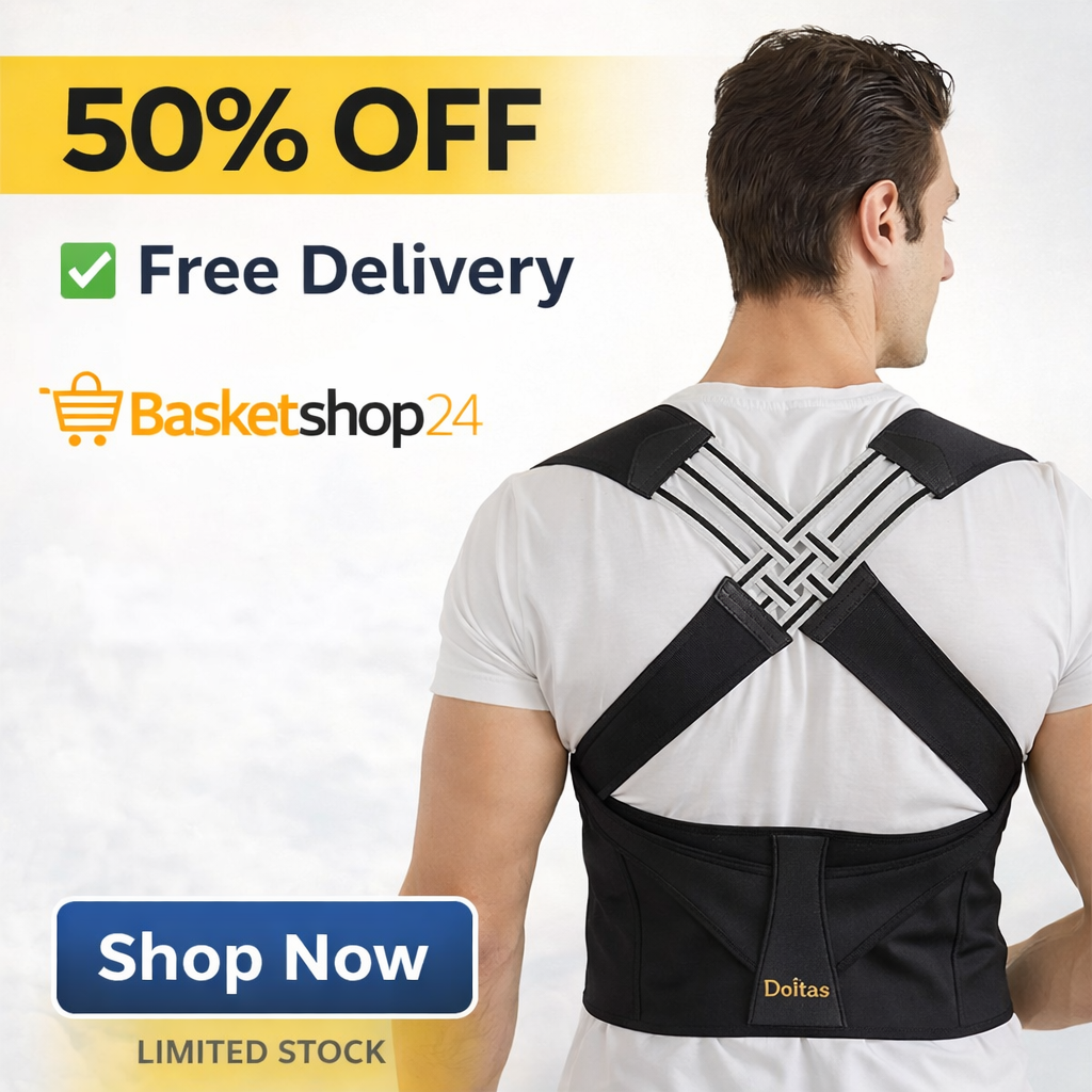 Posture Corrector Belt for Back Pain Relief & Shoulder Support