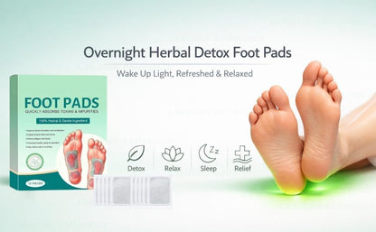 Herbal Foot Detox Pads for Toxin Removal  (Buy 1 Get 1 Free)