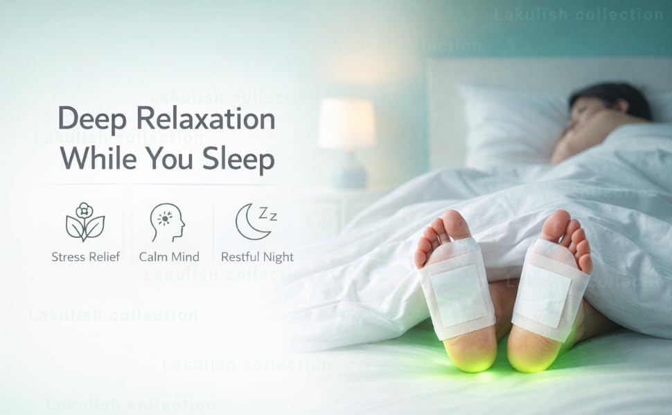 Herbal Foot Detox Pads for Toxin Removal  (Buy 1 Get 1 Free)