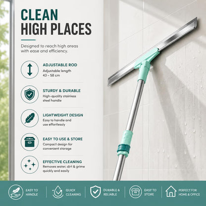 Rotating Bathroom Wiper 360