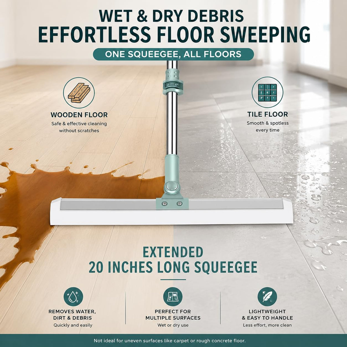 Rotating Bathroom Wiper 360