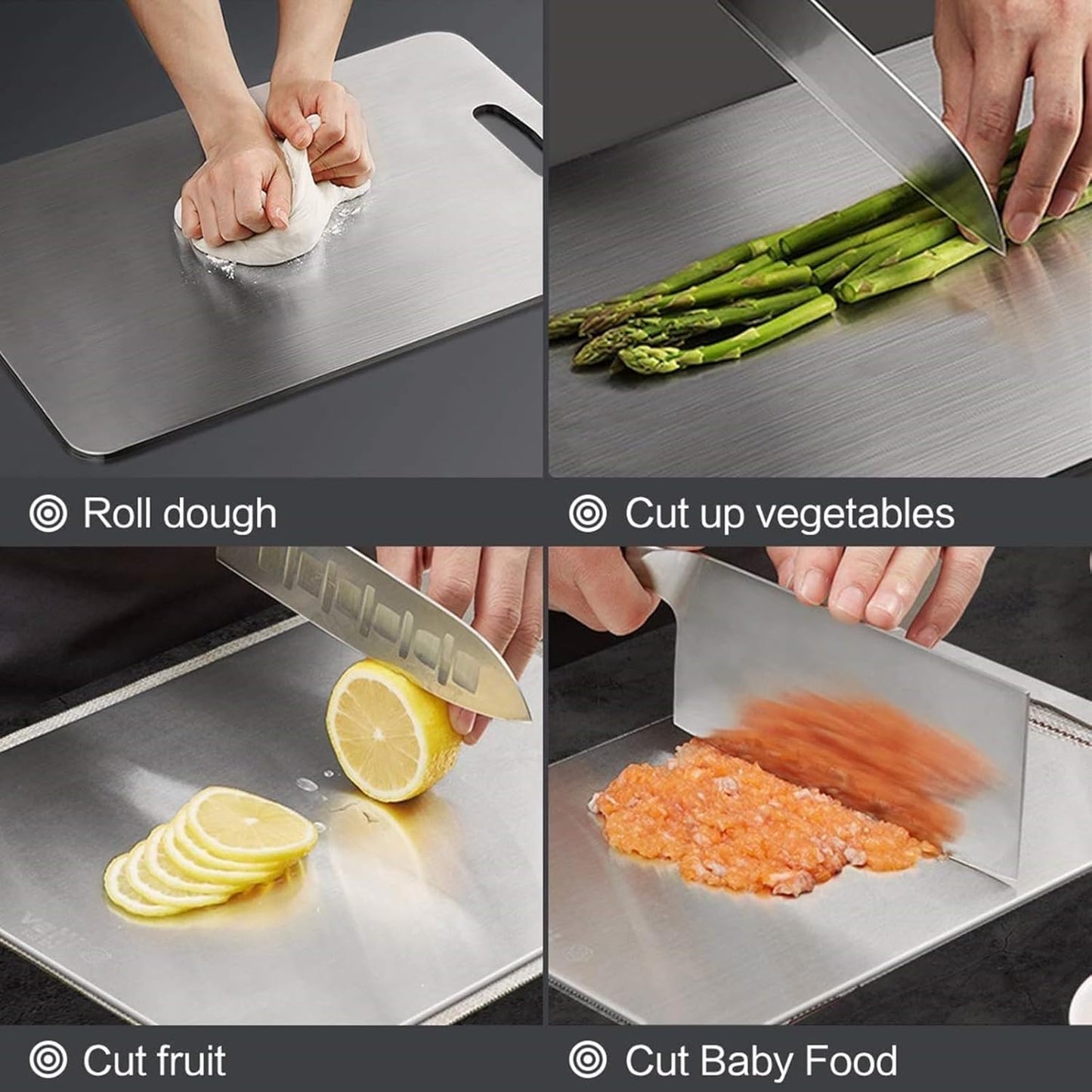 Stainless Steel Chopping Board (32 x 21.5 cm)