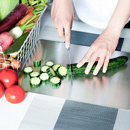 Stainless Steel Chopping Board (32 x 21.5 cm)