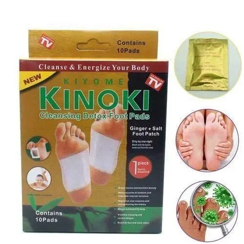 Kinoki Detox Patches Pads for Body Stress Relief (10 Patchs)